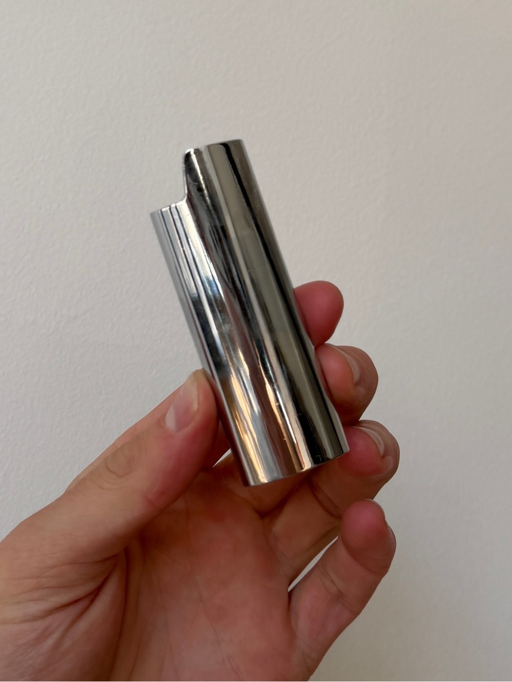 Silver Embossed Lighter Case Accessory - Decorative Metal Sleeve - Picture 2 of 7